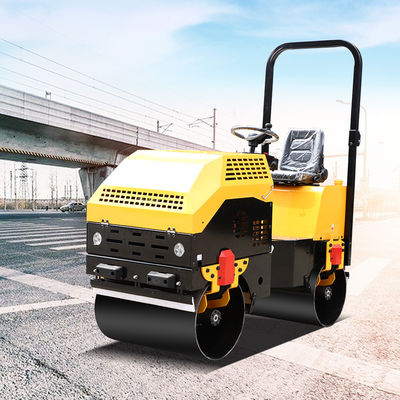 0.8-1.2M Drum Diameter Small Road Roller Manual / Automatic Control